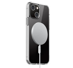 Custodia in TPU con magneti integrati ''LITE MAG'' per iPhone 13 - Trasparente