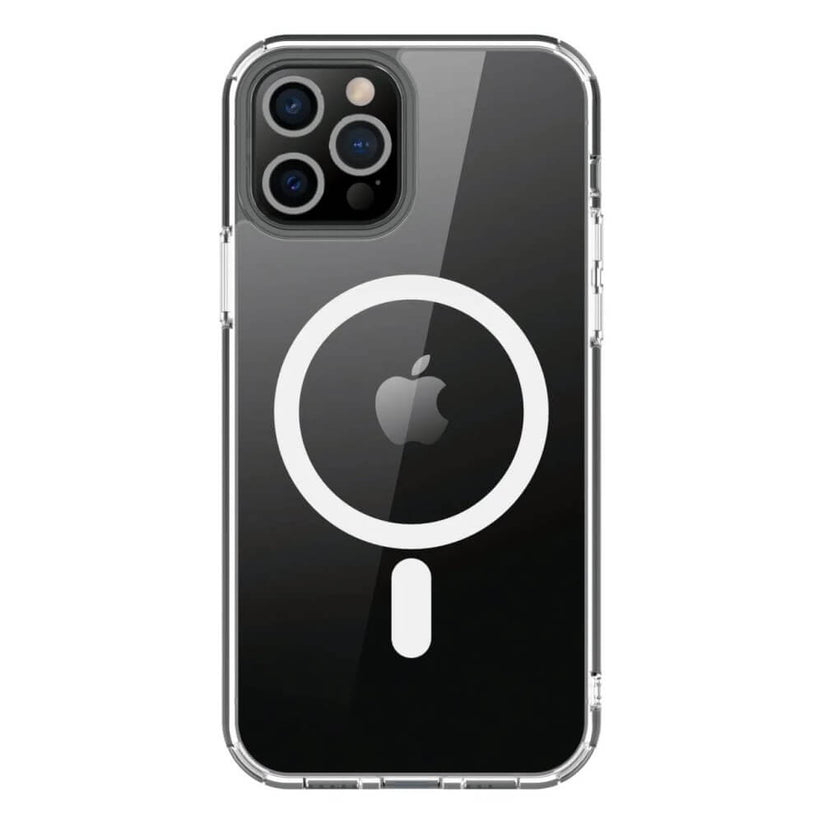 Custodia in TPU con magneti integrati ''LITE MAG'' per iPhone 13 Pro - Trasparente