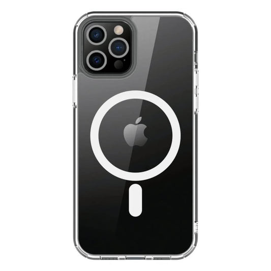 Custodia in TPU con magneti integrati ''LITE MAG'' per iPhone 13 Pro - Trasparente