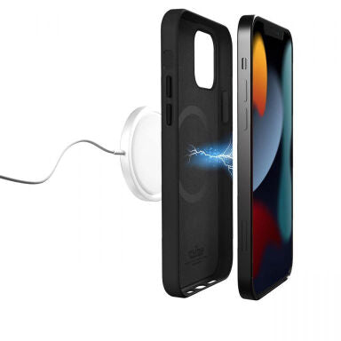 Custodia MagSafe similpelle iPhone 13 Pro - Nera