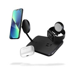 Supporto di Ricarica Wireless Magentico 4in1 45W (incl. carica per Apple Watch)