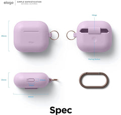 AirPods Custodia in Silicone per Airpods 3a Gen. - Viola