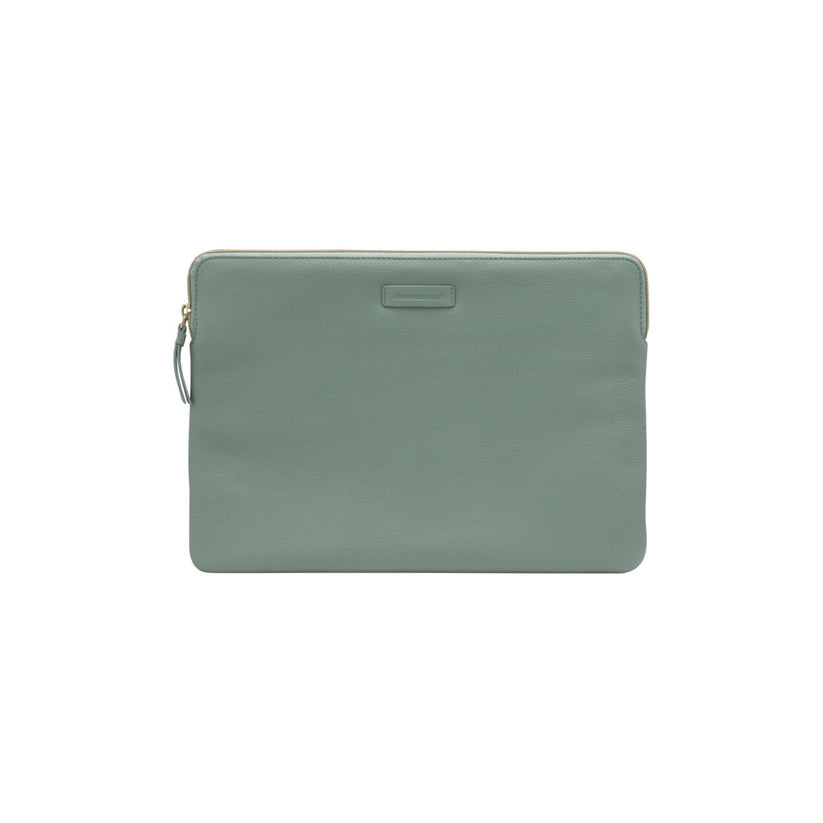 Custodia Borsa a Tasca Paris in Pelle per MacBook Pro ed Air 13" - Verde