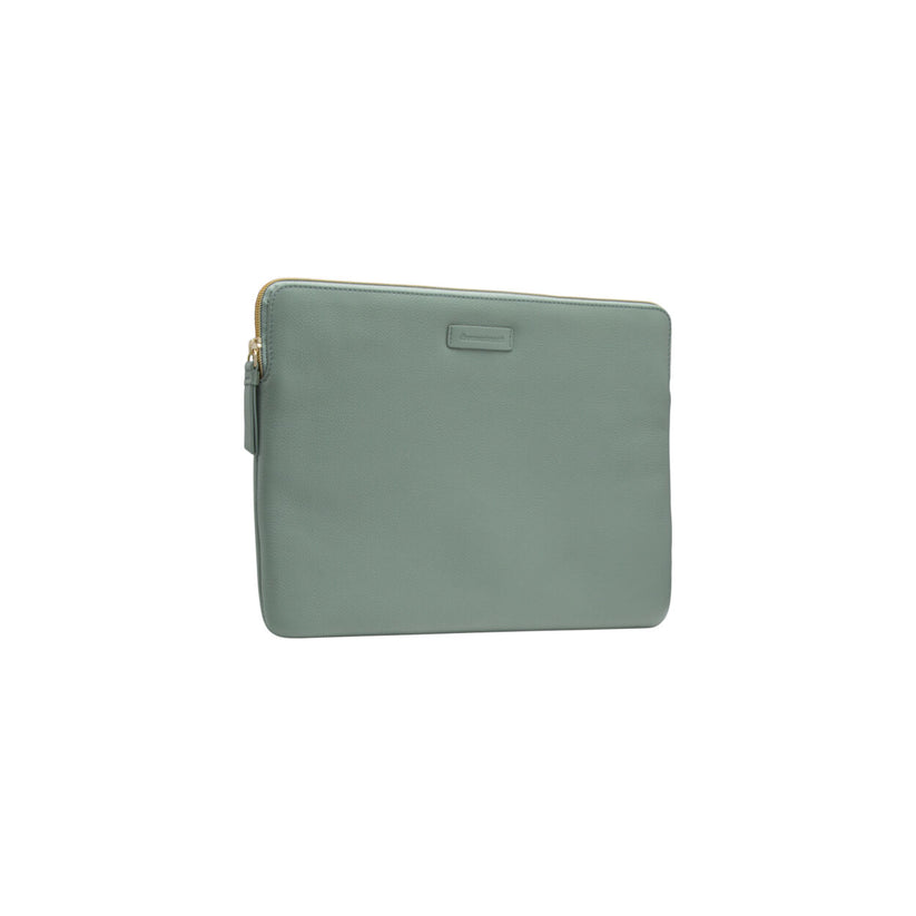 Custodia Borsa a Tasca Paris in Pelle per MacBook Pro ed Air 13" - Verde