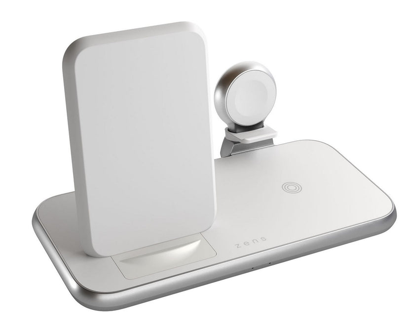 Stand Ricarica Wireless 4-In-1 - Bianco