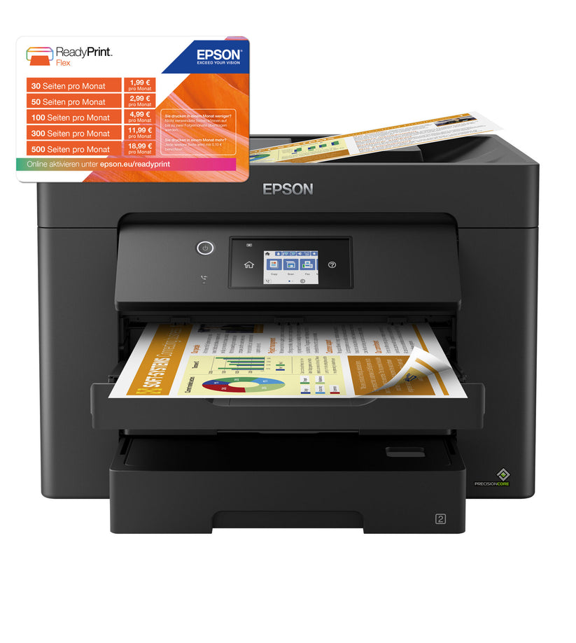 Stampante Multifunzione WorkForce WF-7830DTWF - Inkjet A3 Fronte/Retro