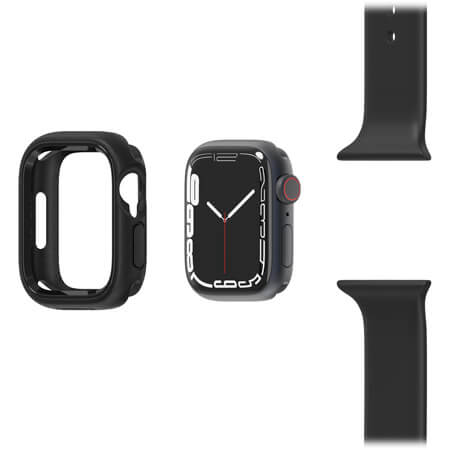 Custodia Exo Edge per Apple Watch Serie 7 - 45mm - Nero