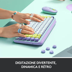 Tastiera Meccanica Wireless Pop Keys con tasti emoji personalizzabili - Daydream
