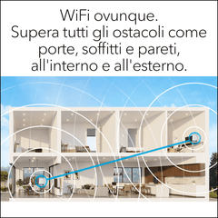 Sistema Orbi WiFi 6 Mesh AX4200 - Router e 1 Satellite (RBK752) - copertura 350mq