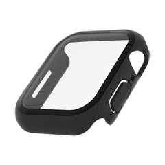 Proteggi schermo antimicrobico + bumper TemperedCurve 2 in 1 per Apple Watch - ScreenForce Nero