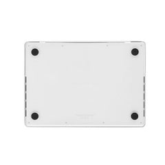 Custodia Soft Shell semitrasparente MacBook Pro 14" M1/M4 (21/24) Bianco