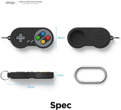Custodia AirTag W5 Retro Joystick - Nero