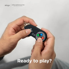 Custodia AirTag W5 Retro Joystick - Nero
