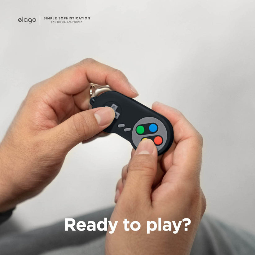 Custodia AirTag W5 Retro Joystick - Nero