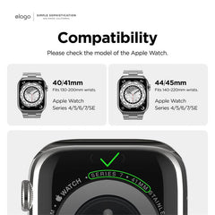 Cinturino Apple Watch Acciaio Inossidabile 44/45mm - Colore Argento