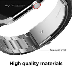 Cinturino Apple Watch Acciaio Inossidabile 44/45mm - Colore Oro Rosa