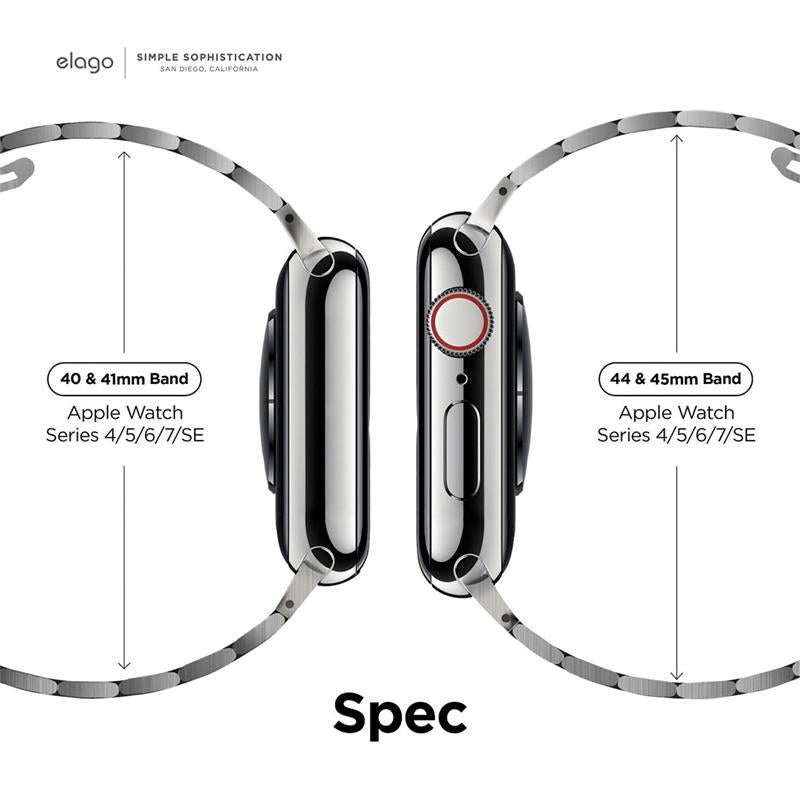 Cinturino Apple Watch Acciaio Inossidabile 44/45mm - Colore Oro Rosa