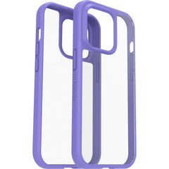React - Custodia Per Iphone 14 Pro - Clear/Purple