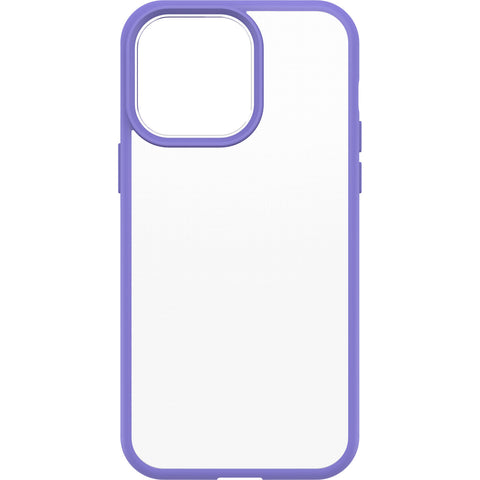 React - Custodia Per Iphone 14 Pro Max - Clear/Purple