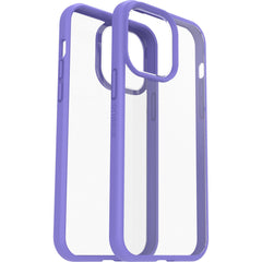 React - Custodia Per Iphone 14 Pro Max - Clear/Purple