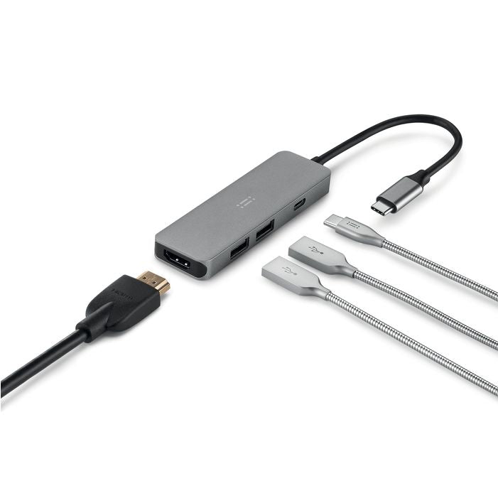 Essential Hub 4 in 1 per MacBook e iPad - Grigio siderale