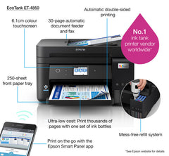 Stampante Multifunzione EcoTank ET-4850 - Inkjet A4
