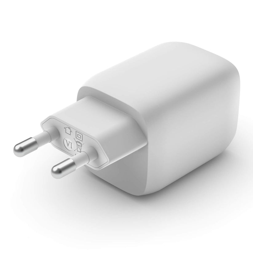 Doppio caricabatteria da parete GaN USB-C con PPS da 65 W + cavo da USB-C a USB-C
