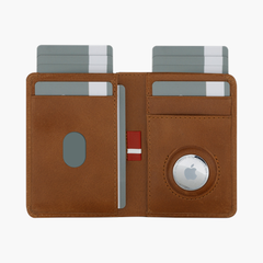 Billund AirTag Wallet - Portafoglio in Pelle con supporto per AirTag - Cuoio