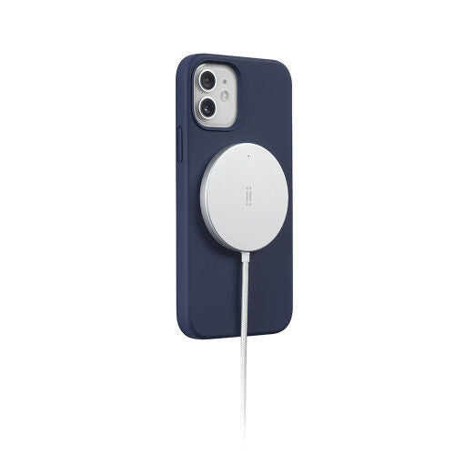 aiino - Allure Pad Alimentatore wireless magnetico per iPhone con MagSafe - Argento