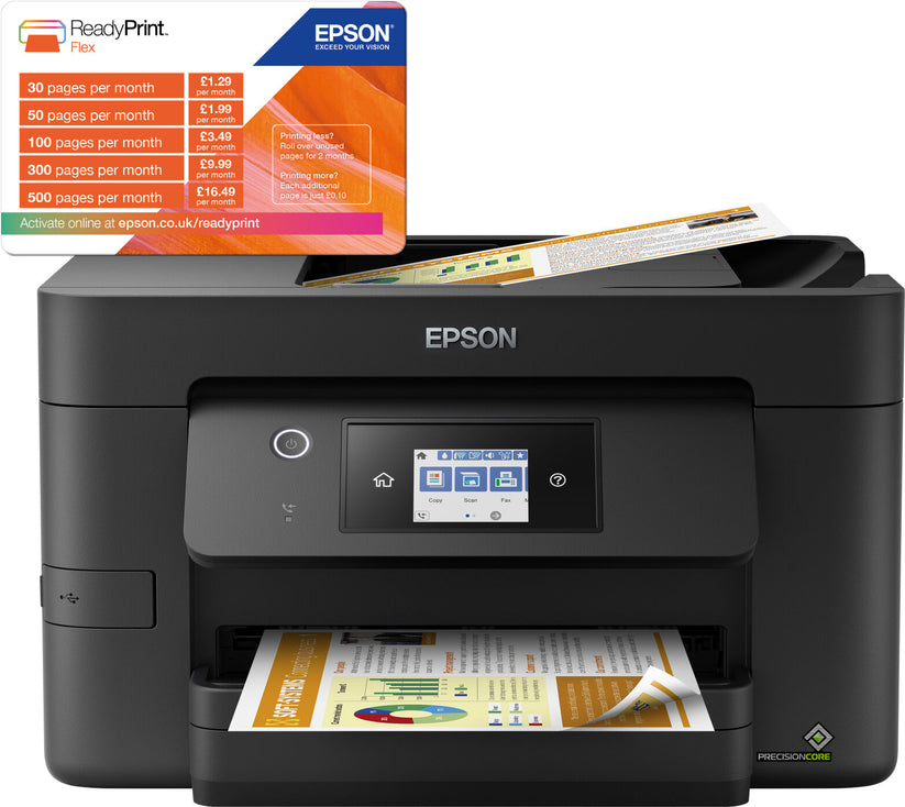 Stampante Multifunzione Epson Workforce Pro WF-3820DWF - Inkjet A4