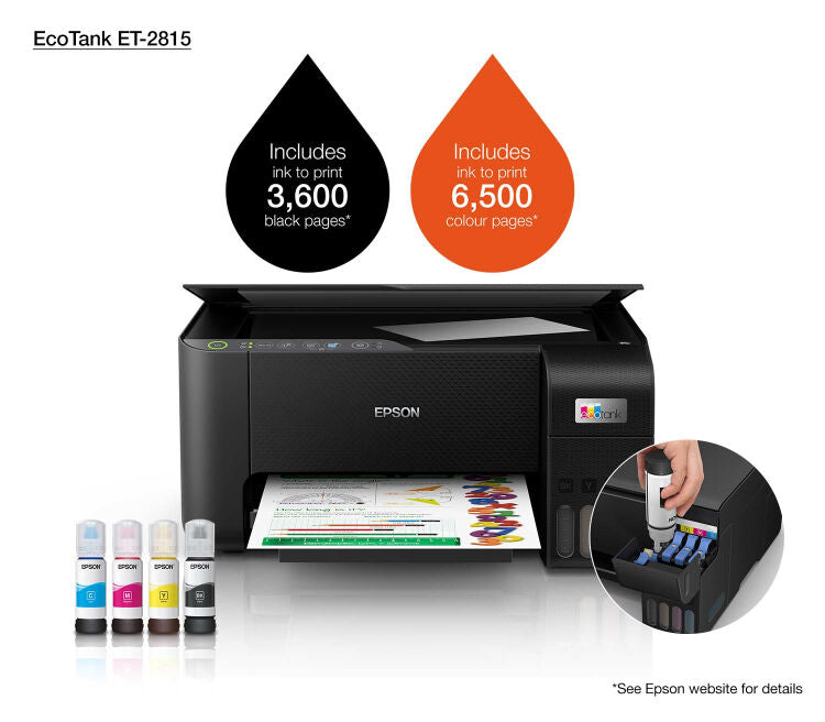 Stampante Multifunzione EcoTank ET-2815 - Inkjet A4