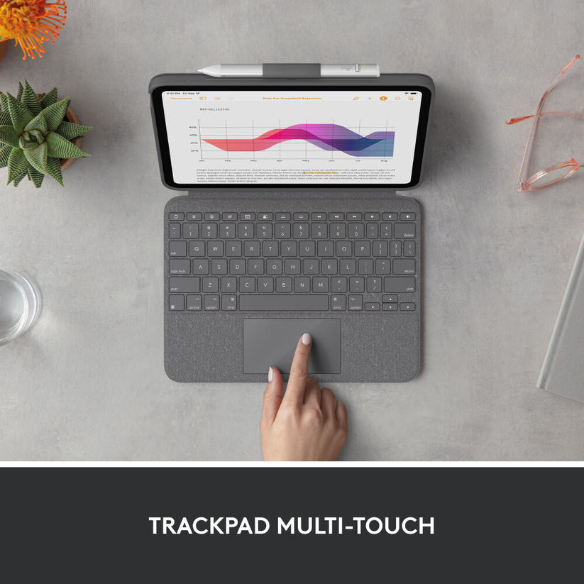 Custodia tastiera Combo Touch per iPad (10th gen - Grigio