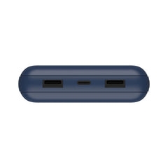 Powerbank 15w 20k con Cavo Usb-A Usb-C - Blu