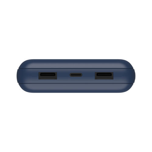 Powerbank 15w 20k con Cavo Usb-A Usb-C - Blu