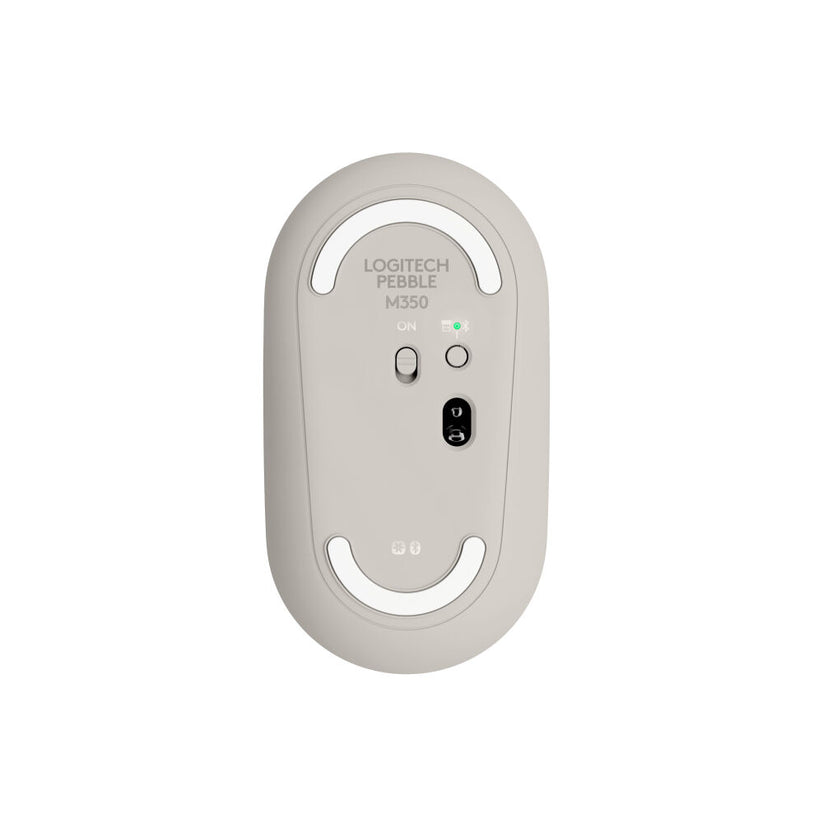 Mouse Bluetooth Logitech M350 Ambidestro - Sabbia
