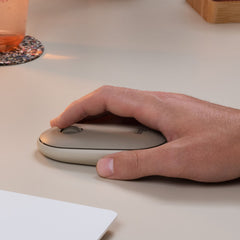 Mouse Bluetooth Logitech M350 Ambidestro - Sabbia