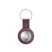 GiGiTag Custodia in silicone con portachiavi per AirTag - Rosso
