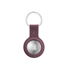 GiGiTag Custodia in silicone con portachiavi per AirTag - Rosso