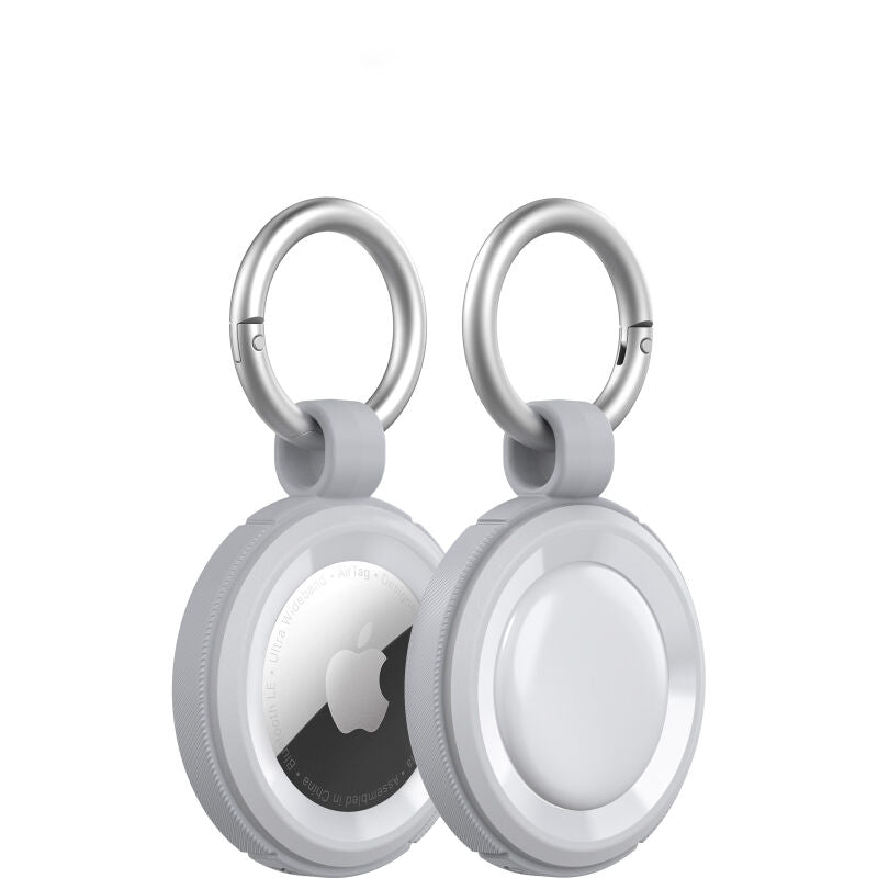 Custodia Rugged per AirTag - Bianco