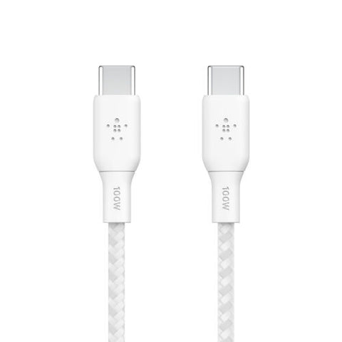 Cavo Intrecciato 100w Usb-C To Usb-C 2m - Bianco