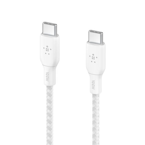 Cavo Intrecciato 100w Usb-C To Usb-C 2m - Bianco