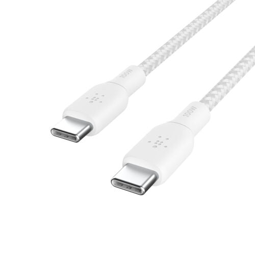 Cavo Intrecciato 100w Usb-C To Usb-C 2m - Bianco