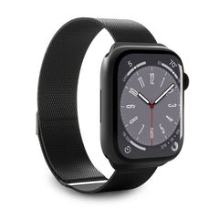 Cinturino Maglia Milanese Per Apple Watch 38/41mm - Nero