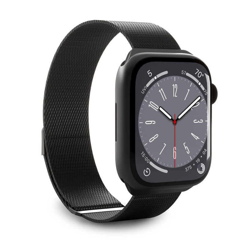 Puro cinturino Milanese per Apple Watch 42/45mm - Nero