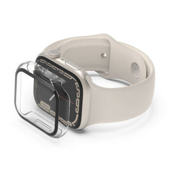 Vetro Temperedcurve 2 In 1 Antimicrobico Per Series 9/8/7/Se (1st/2nd gen)/6/5/4 - Cl 44/45mm