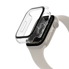 Vetro Temperedcurve 2 In 1 Antimicrobico Per Series 9/8/7/Se (1st/2nd gen)/6/5/4 - Cl 44/45mm