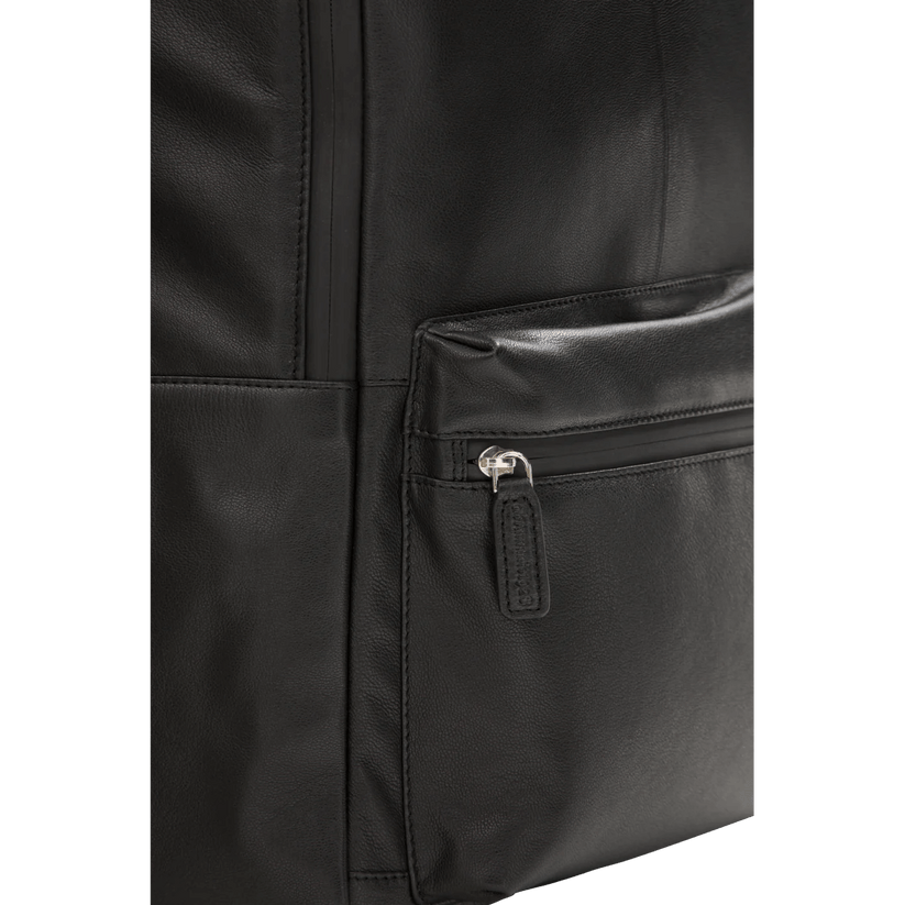 Zaino Fredensborg in Pelle per Laptop fino a 16" - Nero