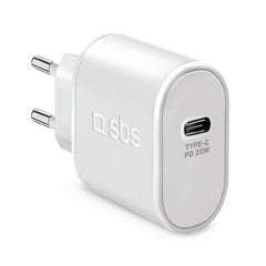 Caricabatterie 20 watt con porta Usb-C - Bianco