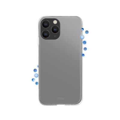 Cover antibatterica per iPhone 12 Pro Max - Trasparente