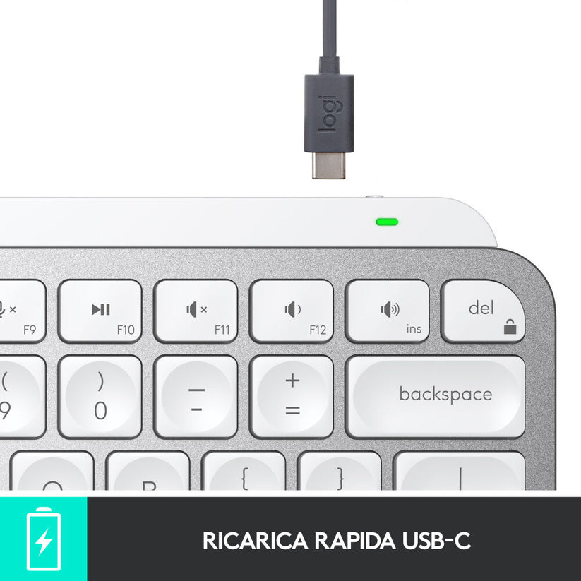 Tastiera Wireless MX Keys Mini - Grigio